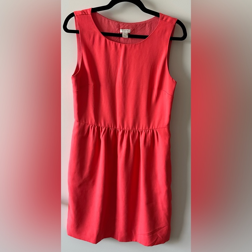 J. Crew Coral Shift Dress